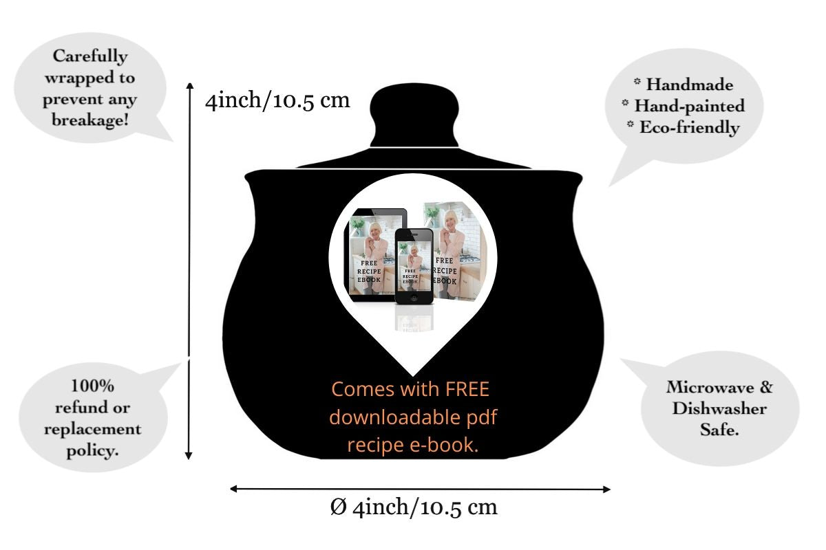 City to Cottage Ceramic Sugar Bowl with Lid, 10oz Sugar Contanier for Coffee Bar, Sugar Dispenser Bowl, Salt - Condiment Pot for Kitchen Counter, Handcrafted Cream Lavender Floral Sugar Jar