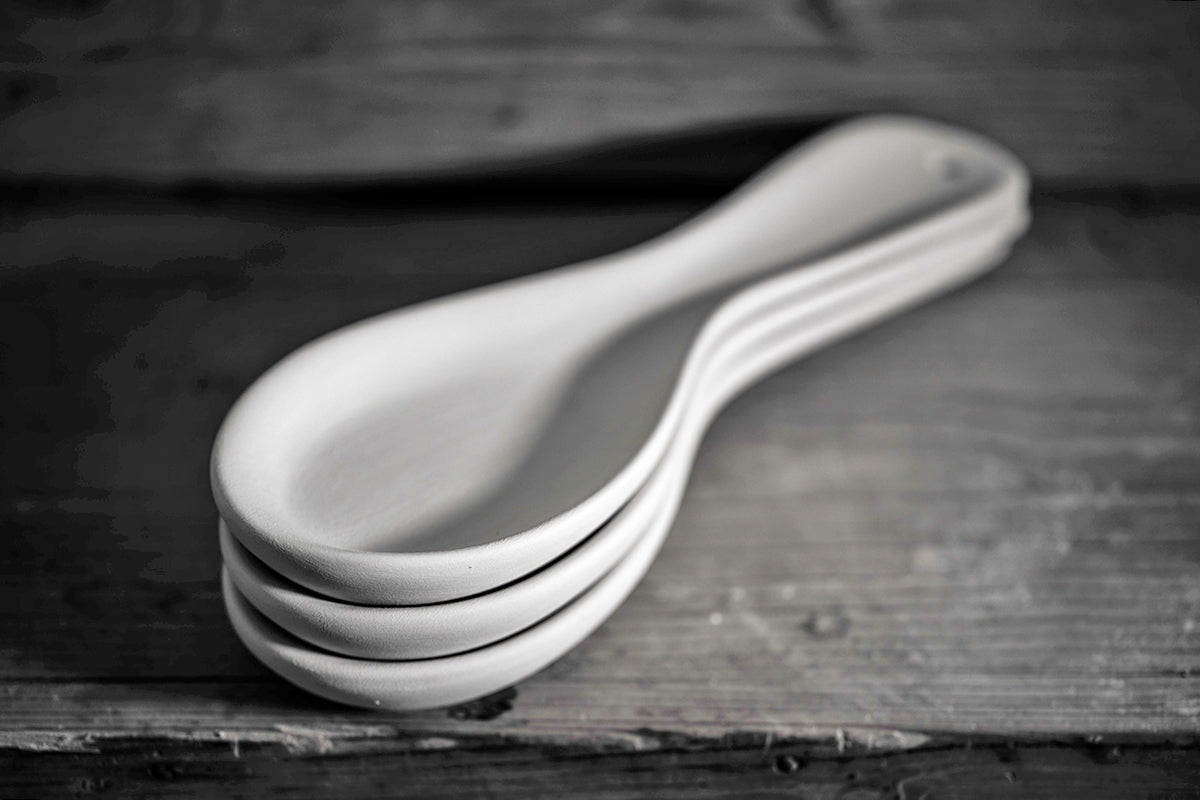 Red And White Polka Dot Spotty Handmade Hand Painted Ceramic Kitchen Cooking Spoon Rest